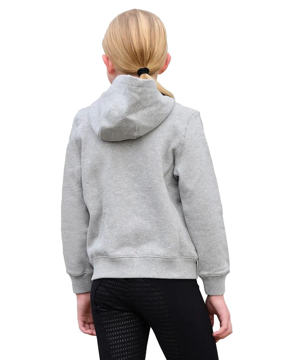 Grey Marle coloured Dublin Childrens Camile Hoodies on white background 