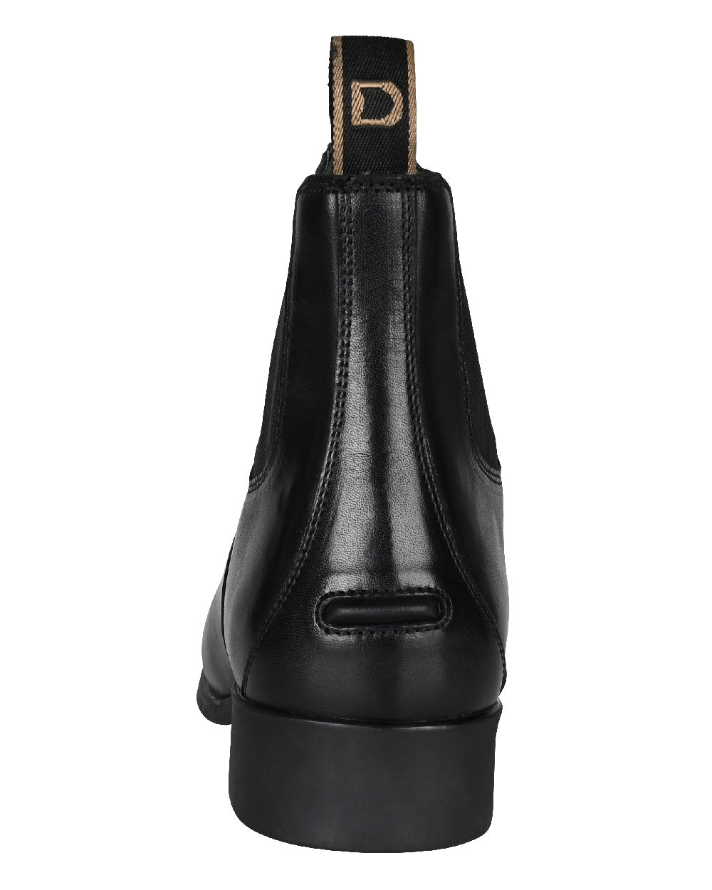 Black Coloured Dublin Foundation Zip Paddock Boots II on white background 