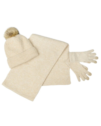 Beige Marle coloured Dublin Winter Warmer Pack on white background 