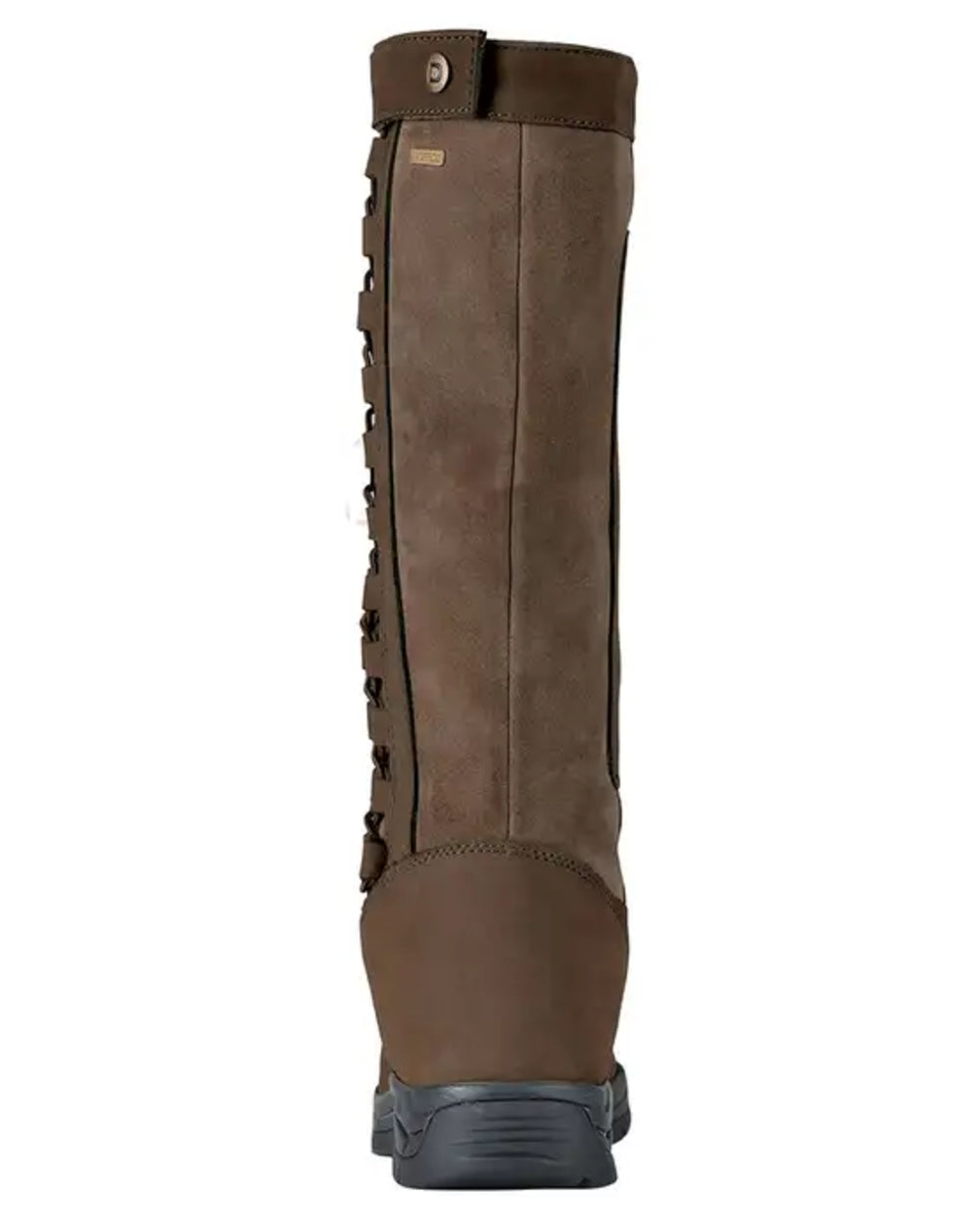 Chocolate Coloured Dublin Womens Pinnacle Boots III on white background 