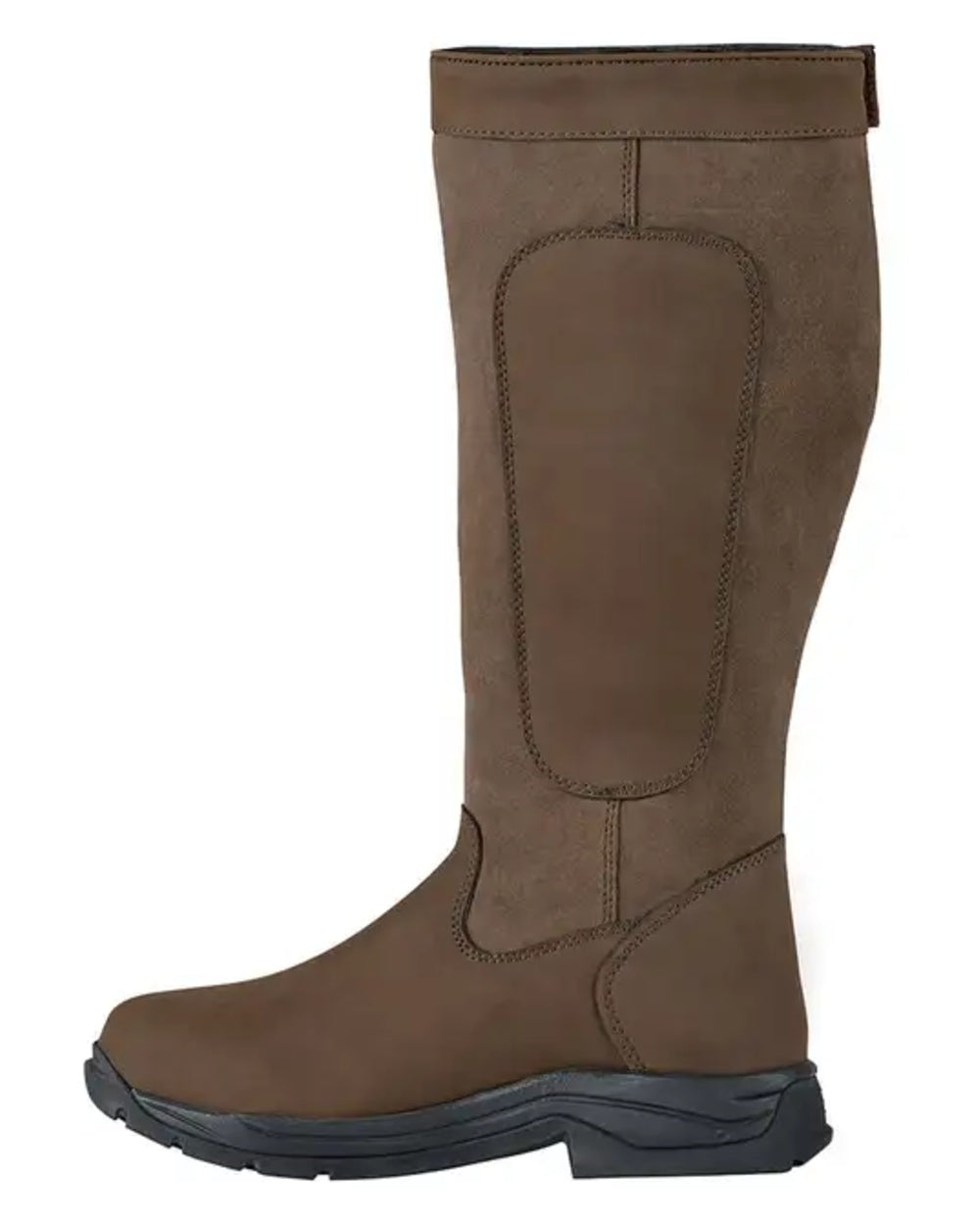 Chocolate Coloured Dublin Womens Pinnacle Boots III on white background 