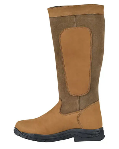 Dark Brown Coloured Dublin Womens Pinnacle Boots III on white background 