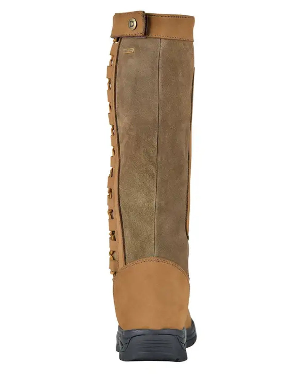 Dark Brown Coloured Dublin Womens Pinnacle Boots III on white background 