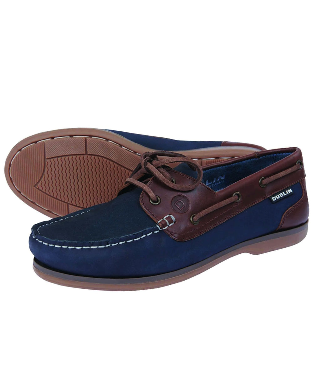 Dublin Broadfield Arena Shoes in Navy Chestnut 