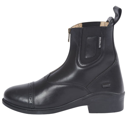 Dublin Evolution Zip Front Paddock Boots in Black 