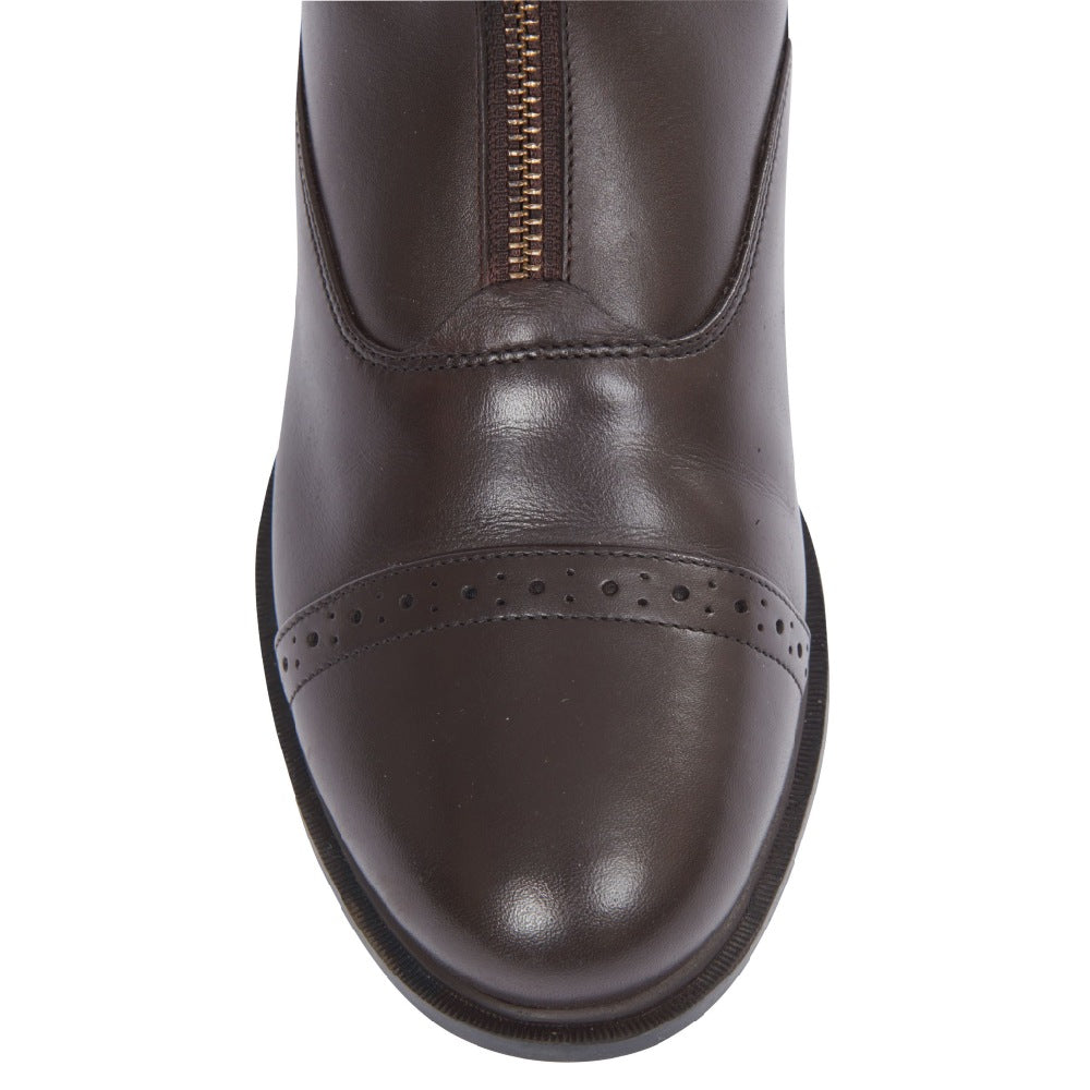 Dublin Evolution Zip Front Paddock Boots in Brown 