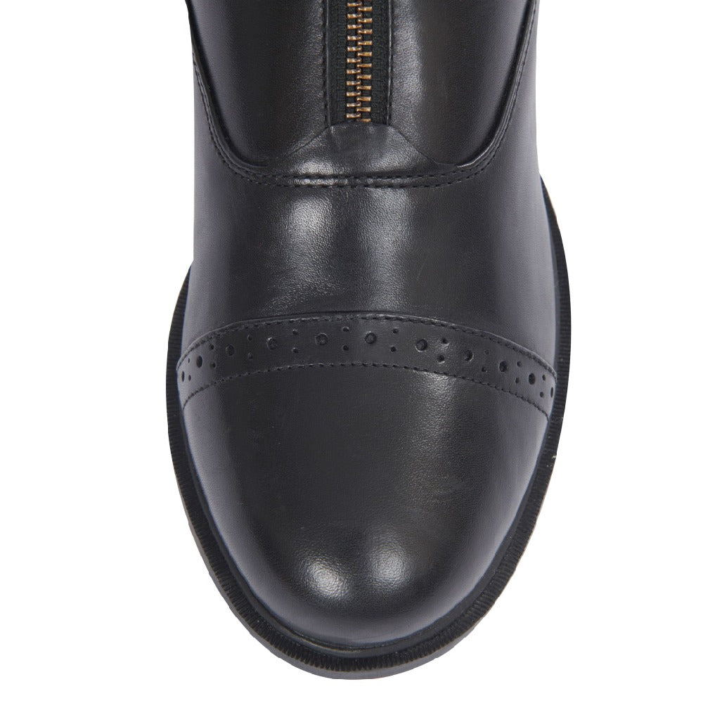 Dublin Evolution Zip Front Paddock Boots in Black 