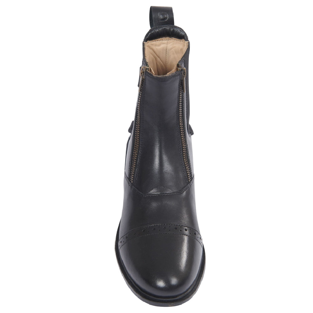 Dublin Evolution Double Zip Front Paddock Boots in Black 