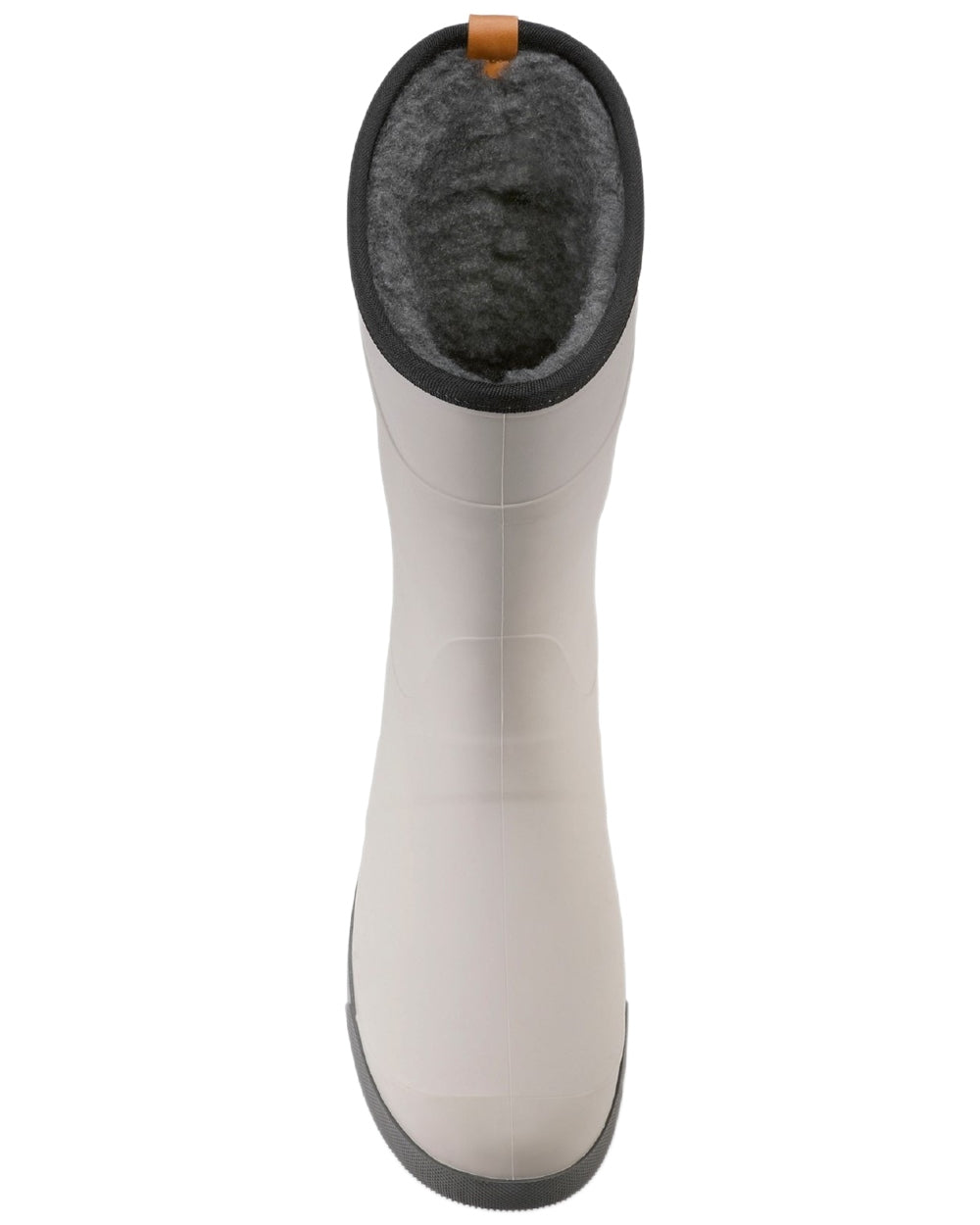 Grey coloured Dunlop Womens Amsterdammer Wellingtons on white background 
