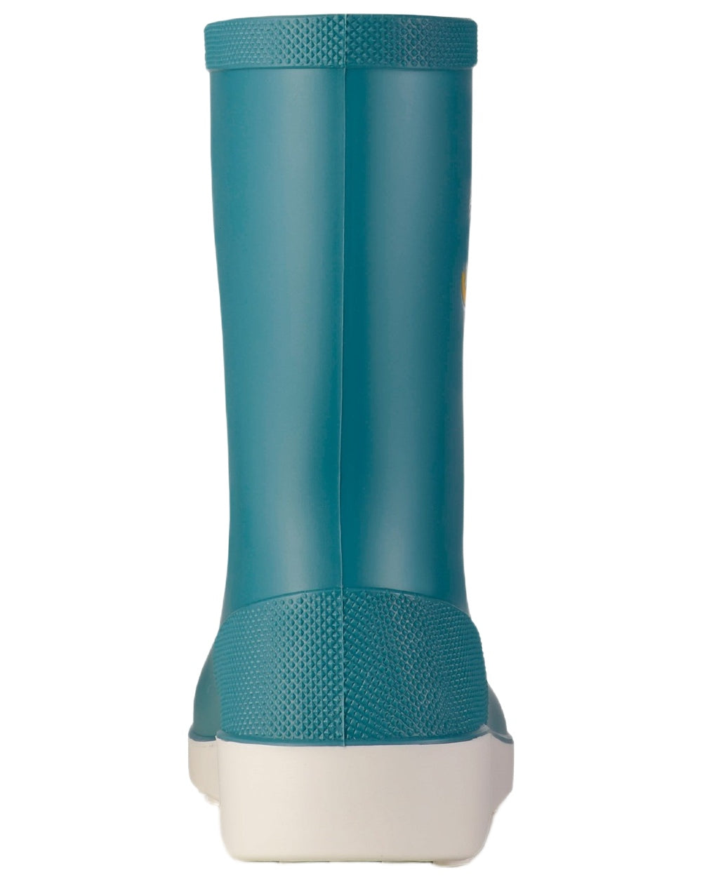 Blue White coloured Dunlop Childrens Mini Wellingtons on white background 
