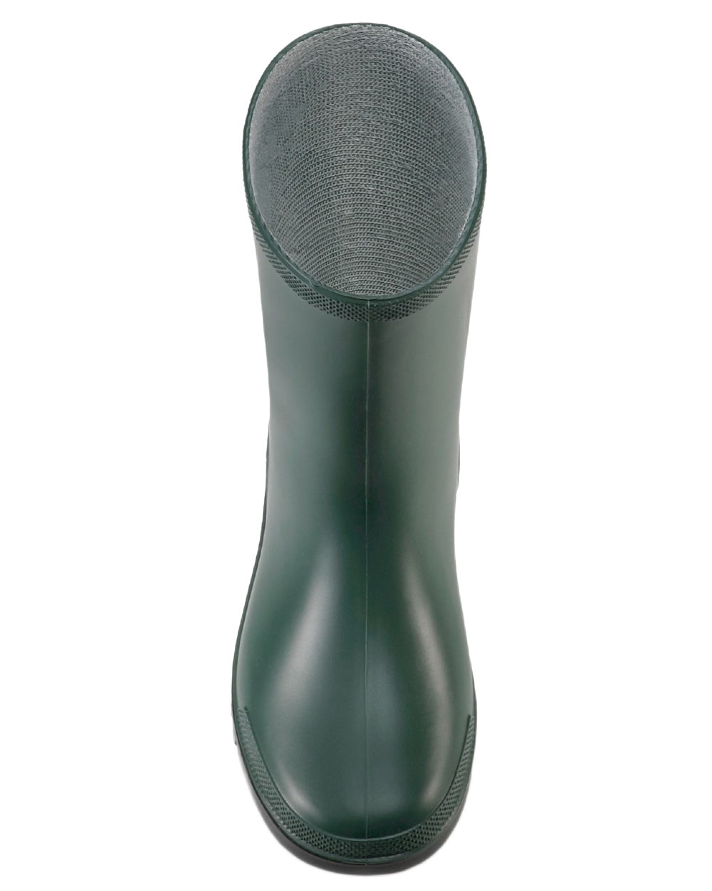 Heritage Green Black coloured Dunlop Childrens Mini Wellingtons on white background 