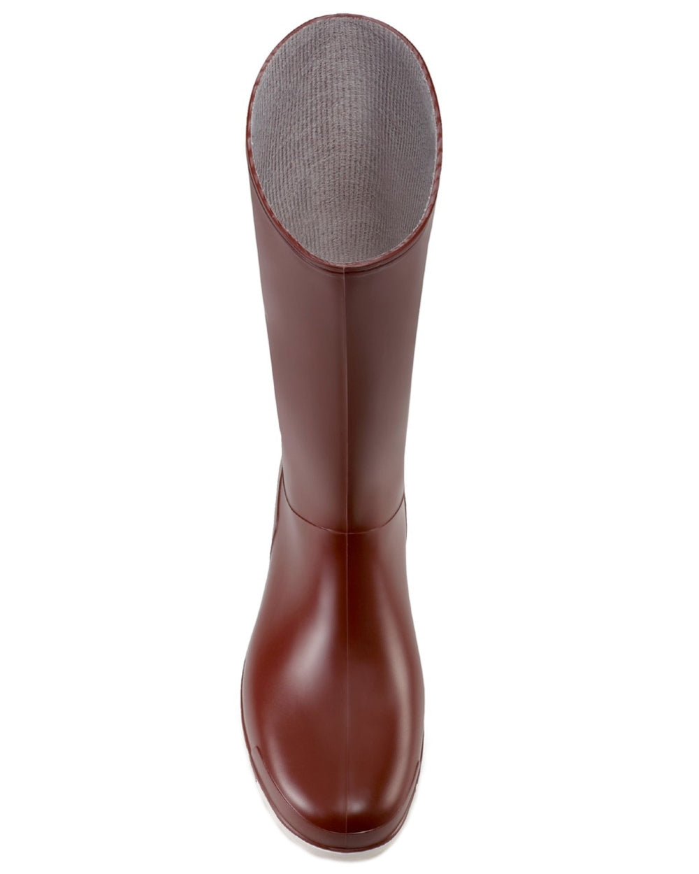 Burgundy White coloured Dunlop Childrens Sport Wellingtons on white background 