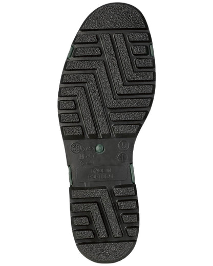 Heritage Green Black coloured Dunlop Childrens Sport Wellingtons on white background 