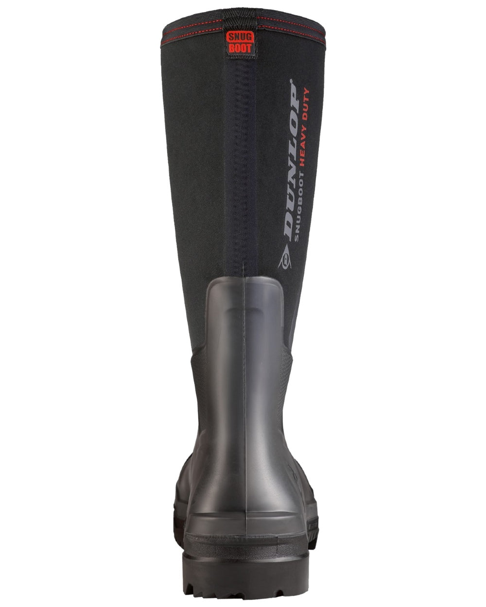 Charcoal coloured Dunlop Mens Snugboot Heavy Duty Full Safety Wellingtons on white background 
