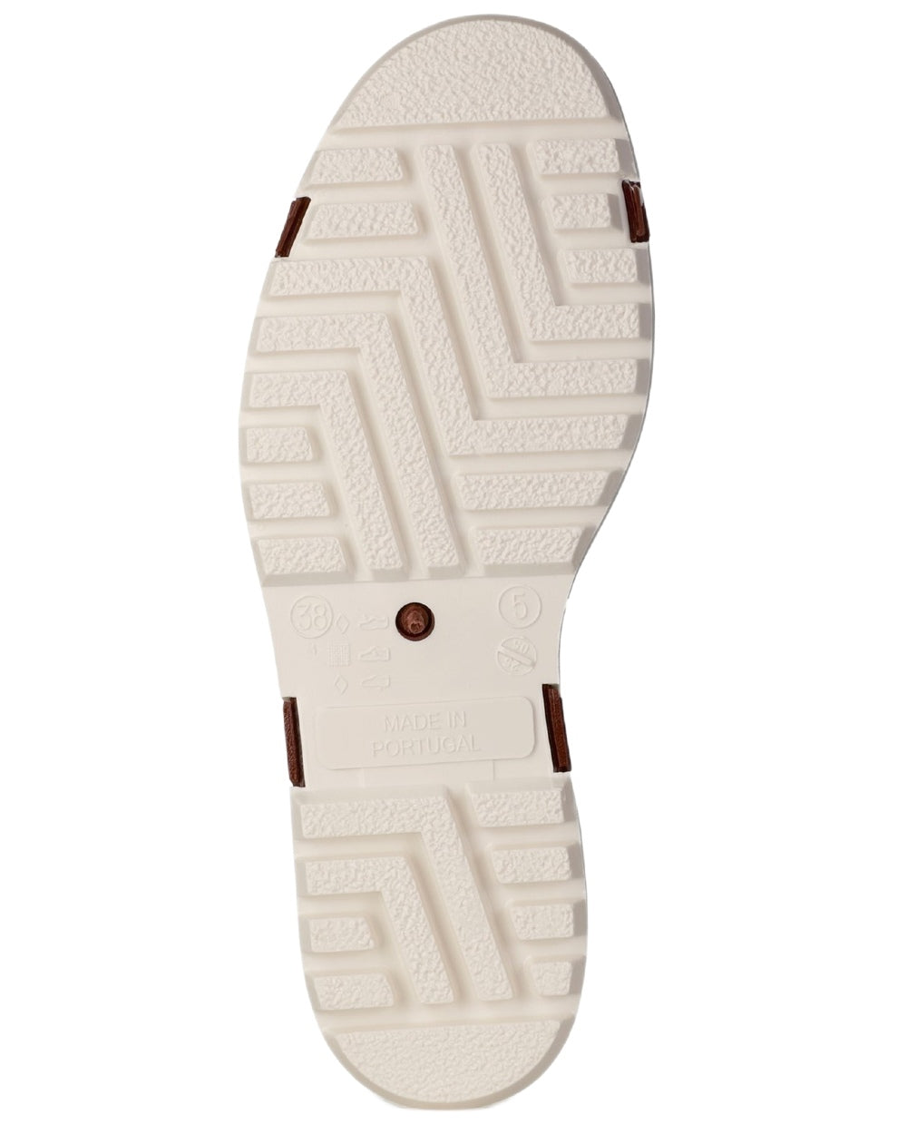 Burgundy White coloured Dunlop Sport Wellingtons on white background 