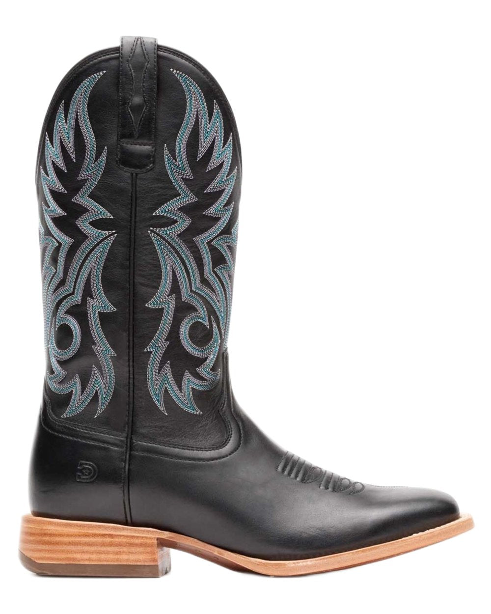 Black coloured Durango Mens Arena Pro Elite Western Boots on white background 