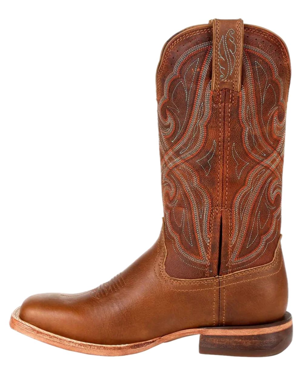 Chestnut Coloured Durango Womens Arena Pro Western Boots on white background 