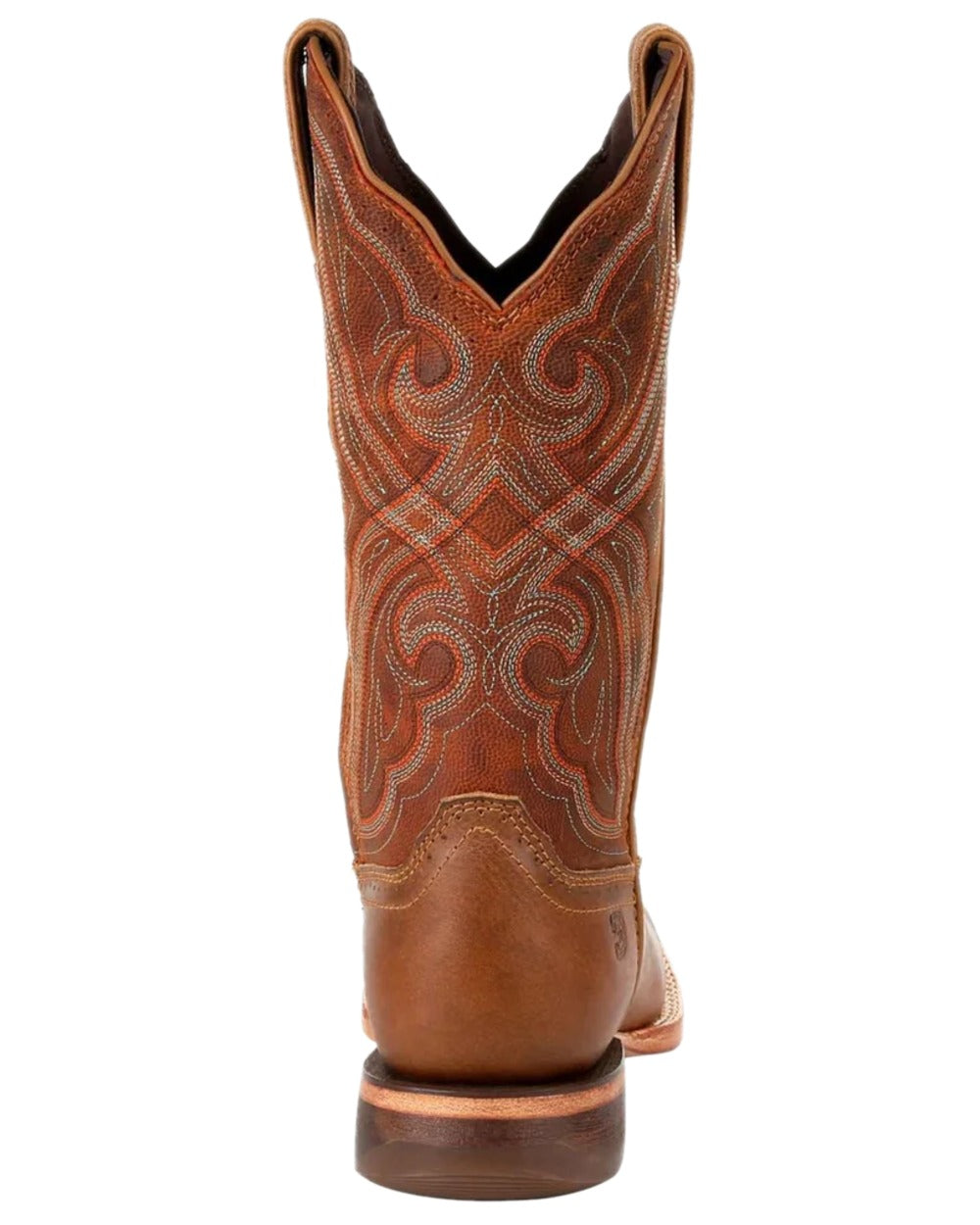 Chestnut Coloured Durango Womens Arena Pro Western Boots on white background 