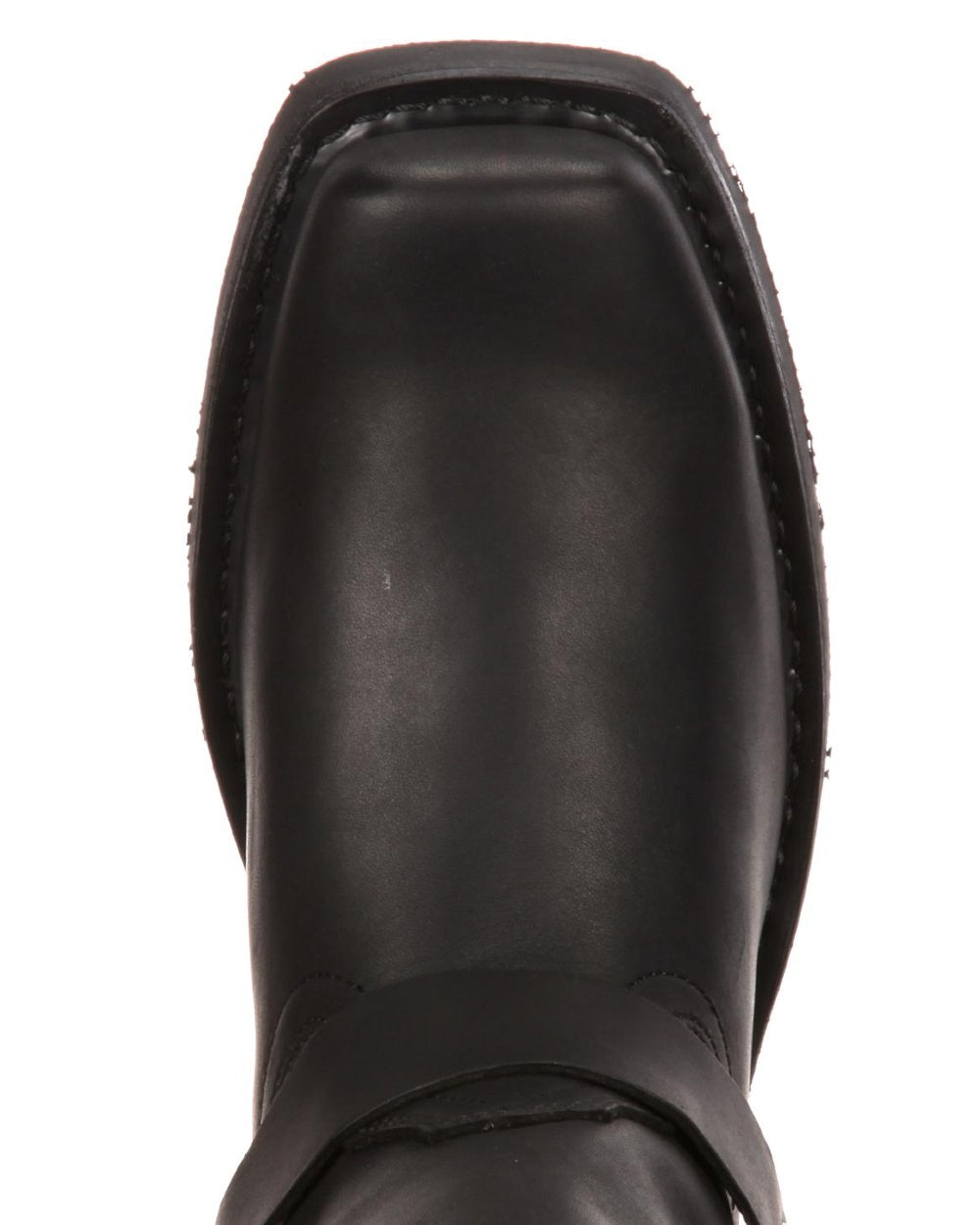 Black coloured Durango Womens Harness Boots on white background 
