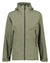 Dusty Olive Coloured Didriksons Basil Jacket 4 On A White Background #colour_dusty-olive