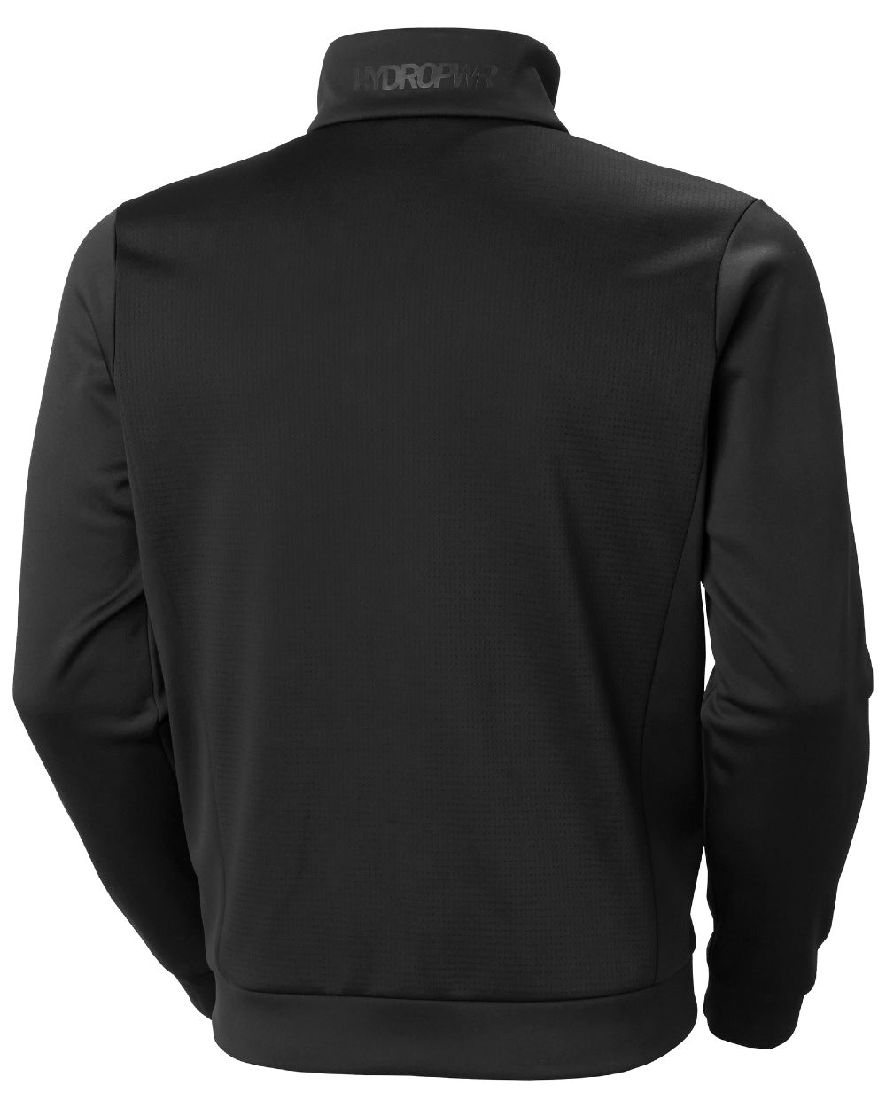 Ebony coloured Helly Hansen Mens HP Fleece Jacket 2.0 on white background 
