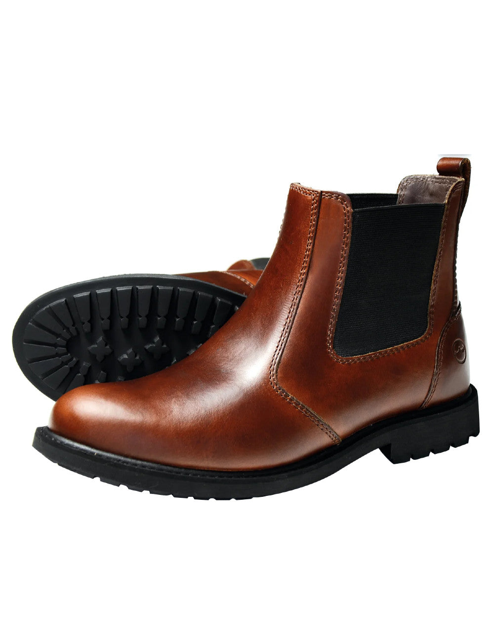 Elk Coloured Orca Bay Mens Brecon Chelsea Boots On A White Background 
