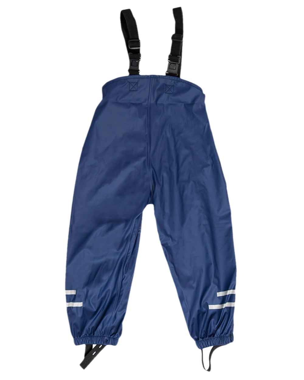 Navy Coloured Elka Childrens Rain Set on white background 
