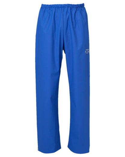Cobalt Coloured Elka Mens Pro Waist Trousers on white background 