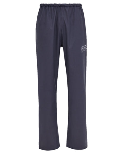 Navy Coloured Elka Mens Pro Waist Trousers on white background 