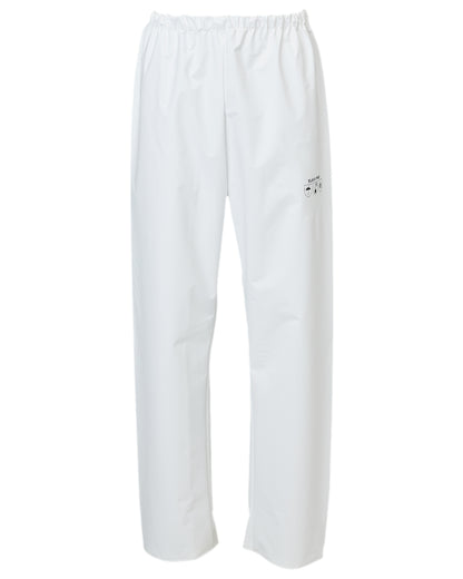 White Coloured Elka Mens Pro Waist Trousers on white background 