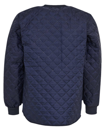 Navy Coloured Elka Mens Thermal Jacket on white background 
