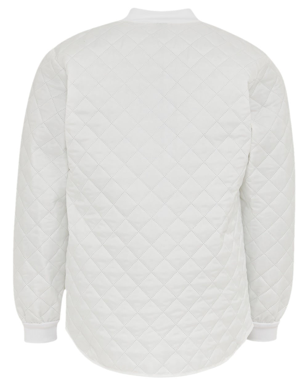 White Coloured Elka Mens Thermal Jacket on white background 