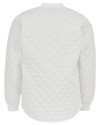White Coloured Elka Mens Thermal Jacket on white background 