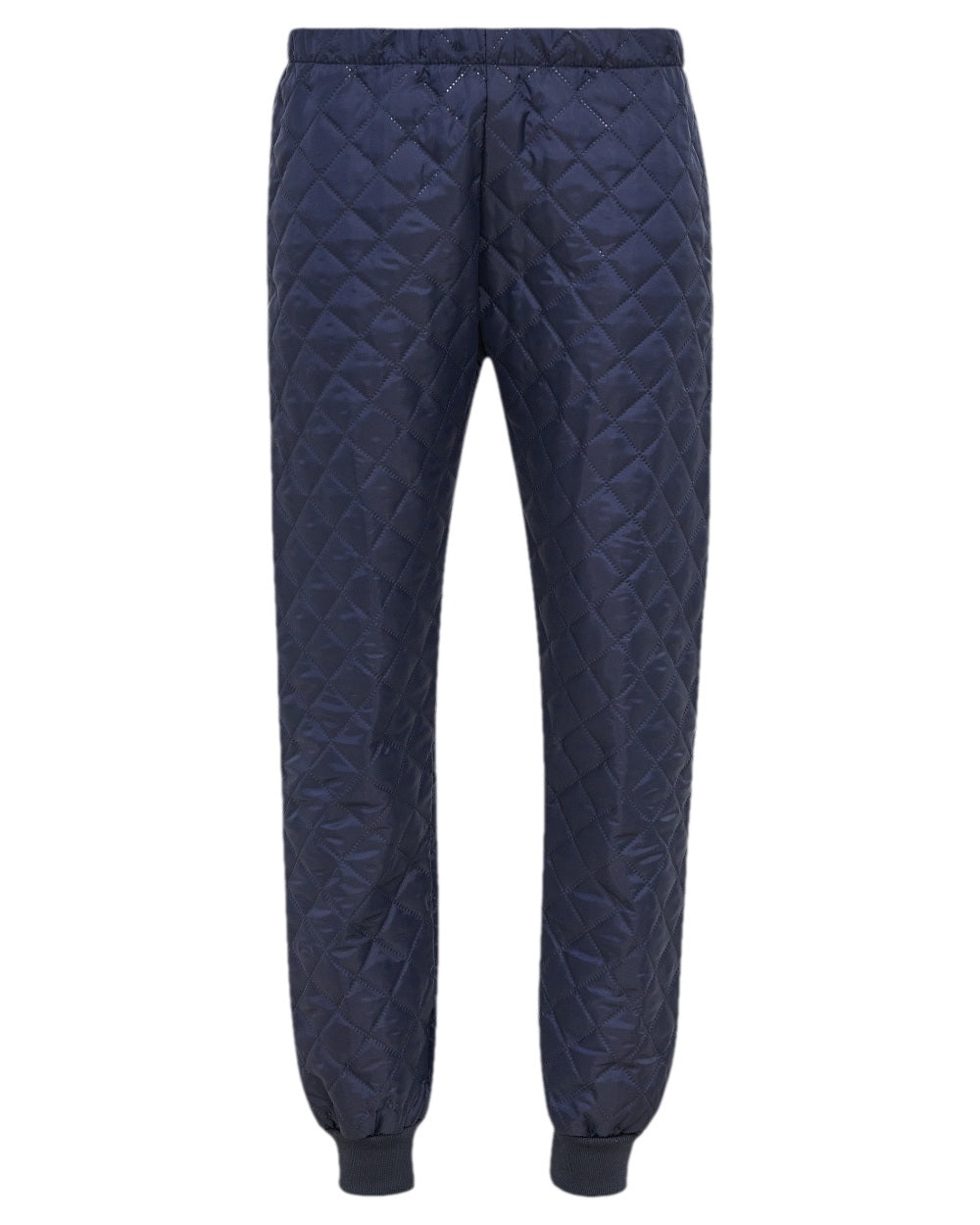 Navy Coloured Elka Mens Thermal Trousers on white background 