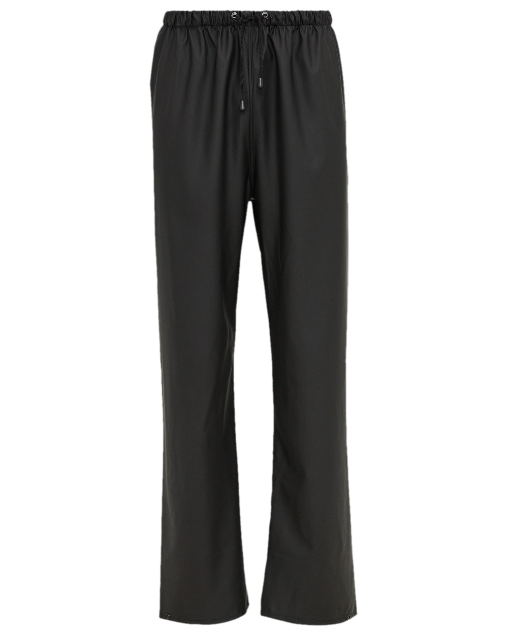 Black Coloured Elka Mens Waist Trousers on white background 