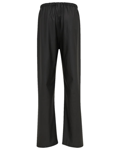 Black Coloured Elka Mens Waist Trousers on white background 