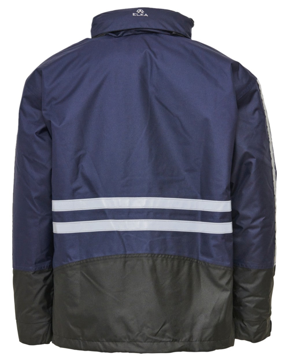 Navy Black Coloured Elka Mens Working Xtreme 2-In-1 Jacket on white background 