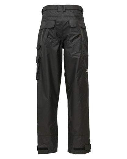 Black Coloured Elka Mens Working Xtreme Oxford Trousers on white background 