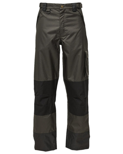 Grey Black Coloured Elka Mens Working Xtreme Oxford Trousers on white background 