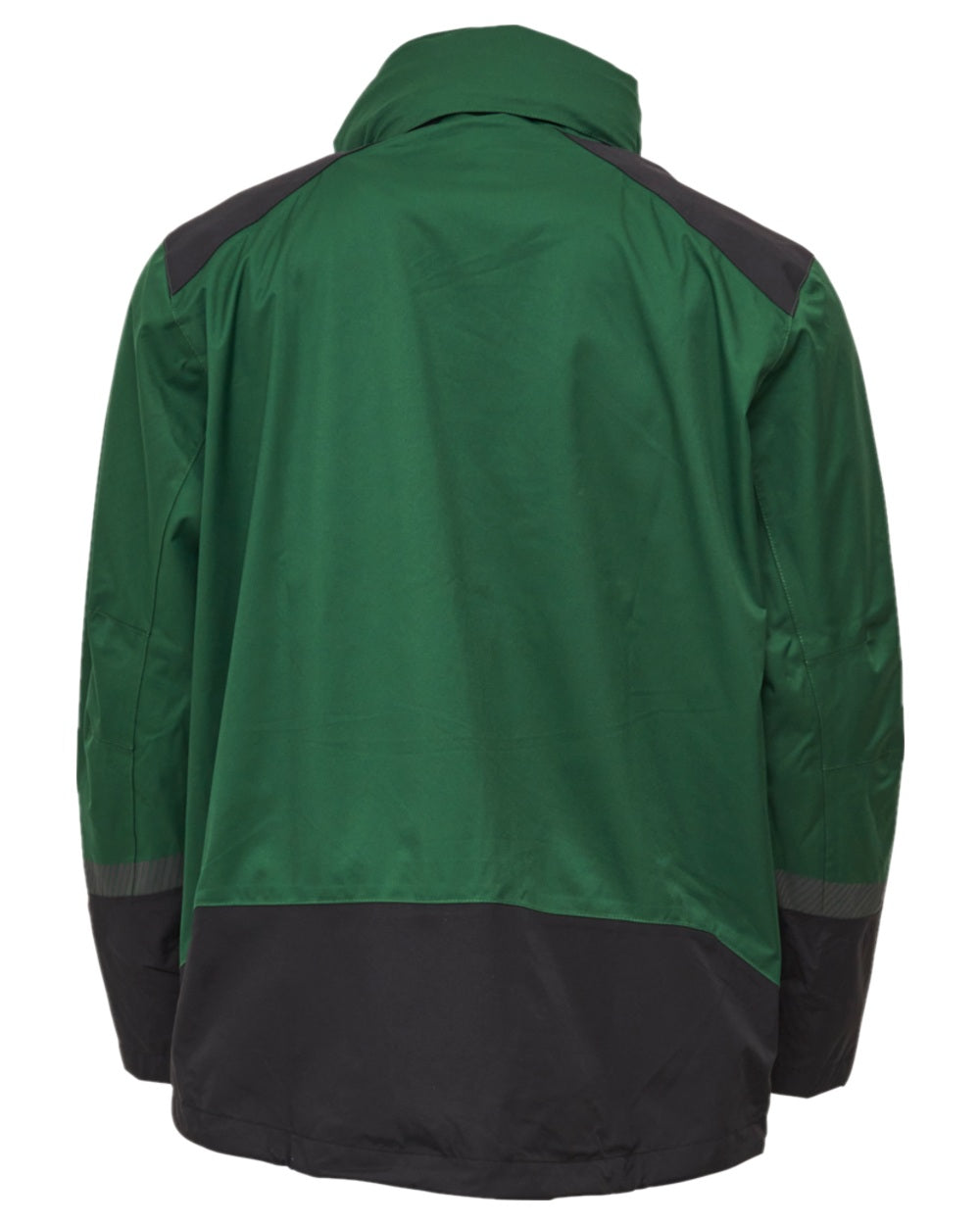 Green Black Coloured Elka Mens Working Xtreme Stretch Jacket on white background 