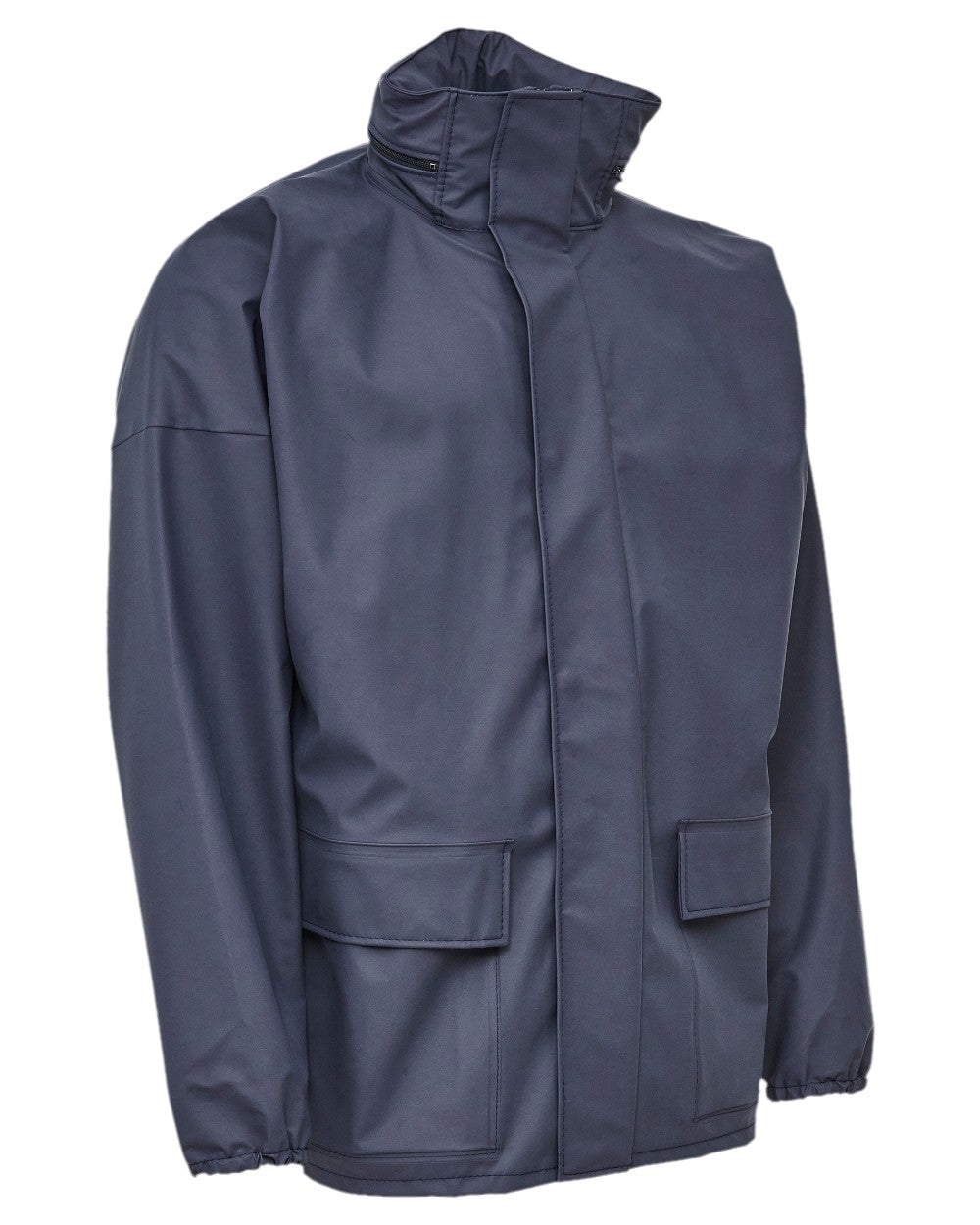 Navy Coloured Elka Professional Jacket on white background 