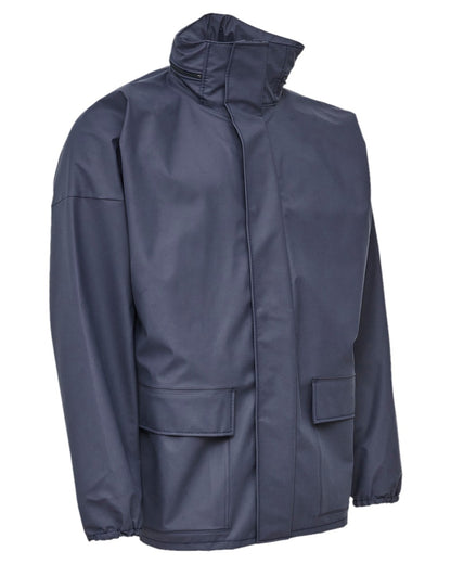 Navy Coloured Elka Professional Jacket on white background 
