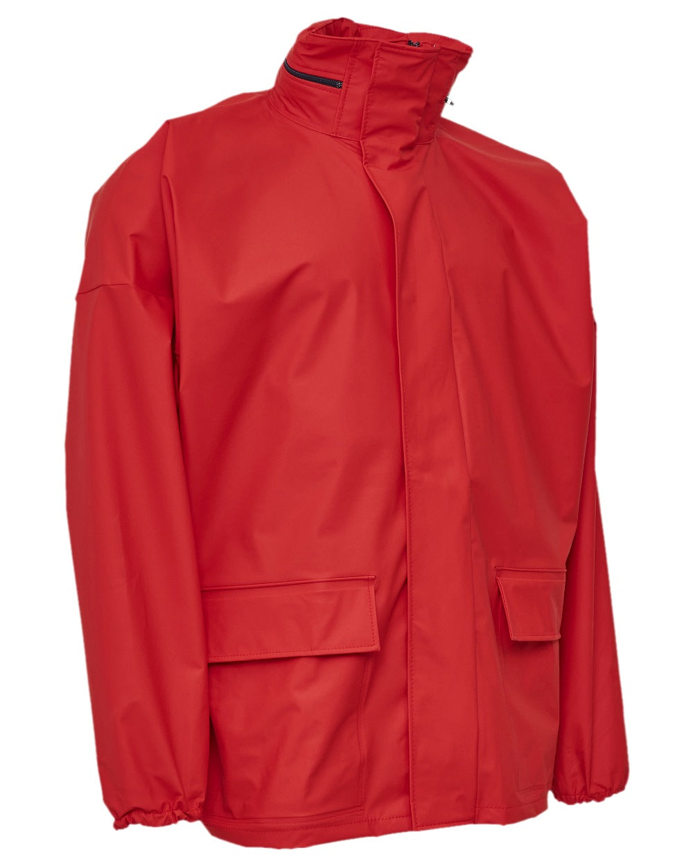 Red Coloured Elka Professional Jacket on white background 