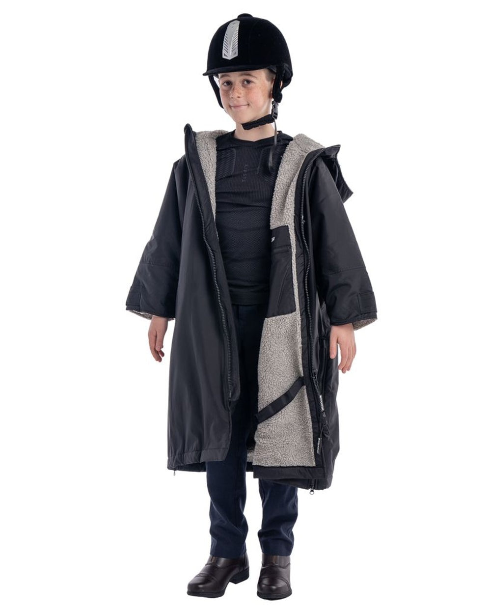 Equicoat Childrens Original Coat in Black 