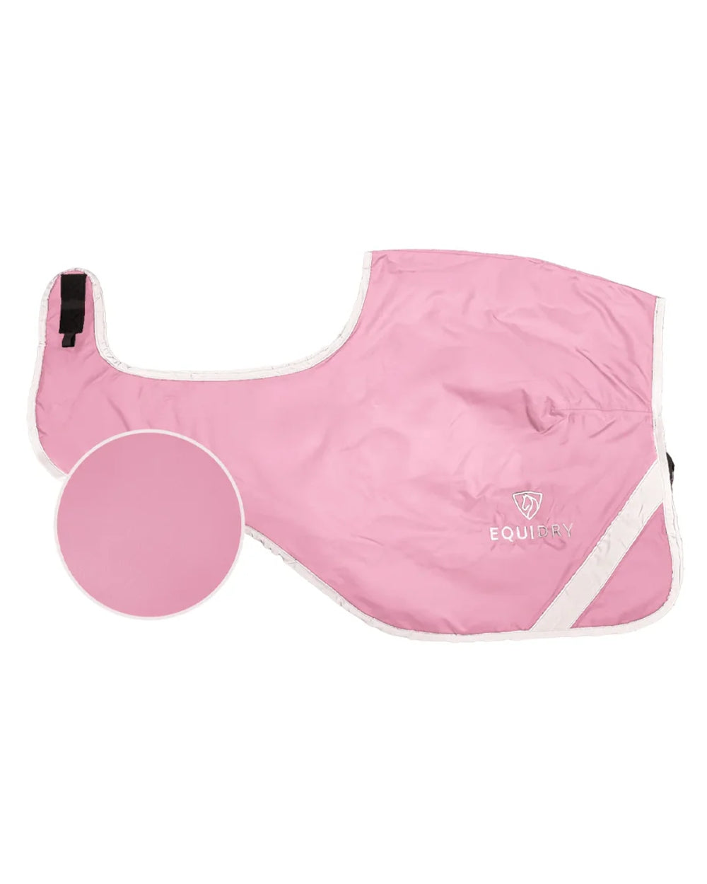Dusky Pink coloured Equidry Waterproof Lite Fleece Lined Exercise Sheet on white background 