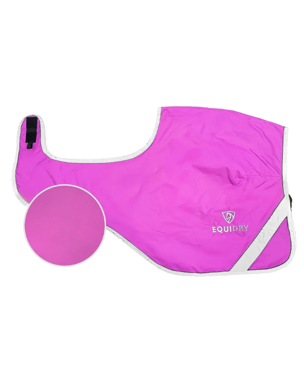 Fuchsia Pink coloured Equidry Waterproof Lite Fleece Lined Exercise Sheet on white background 