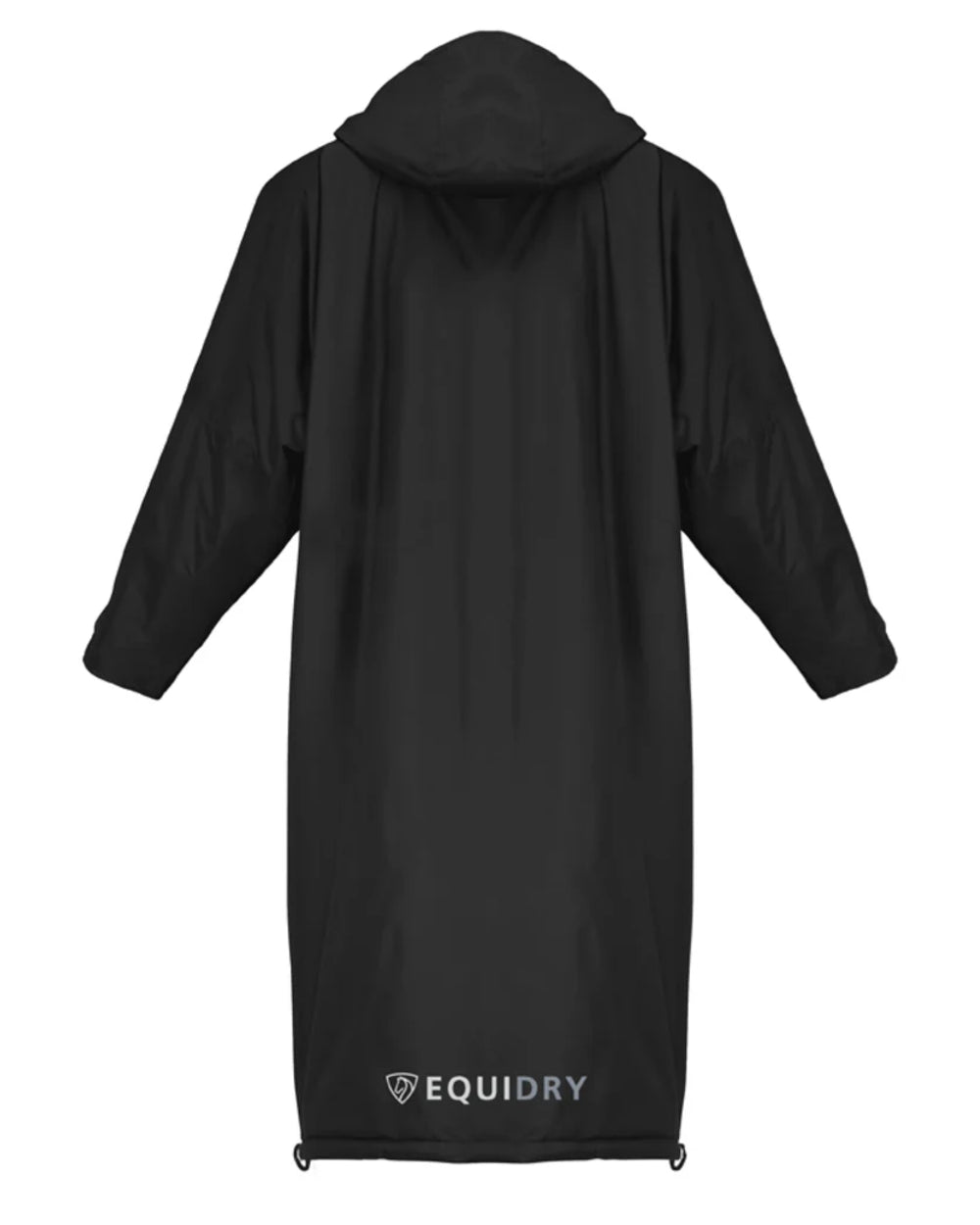 Black coloured Equidry Mens Equimac Evolution Jacket on white background 