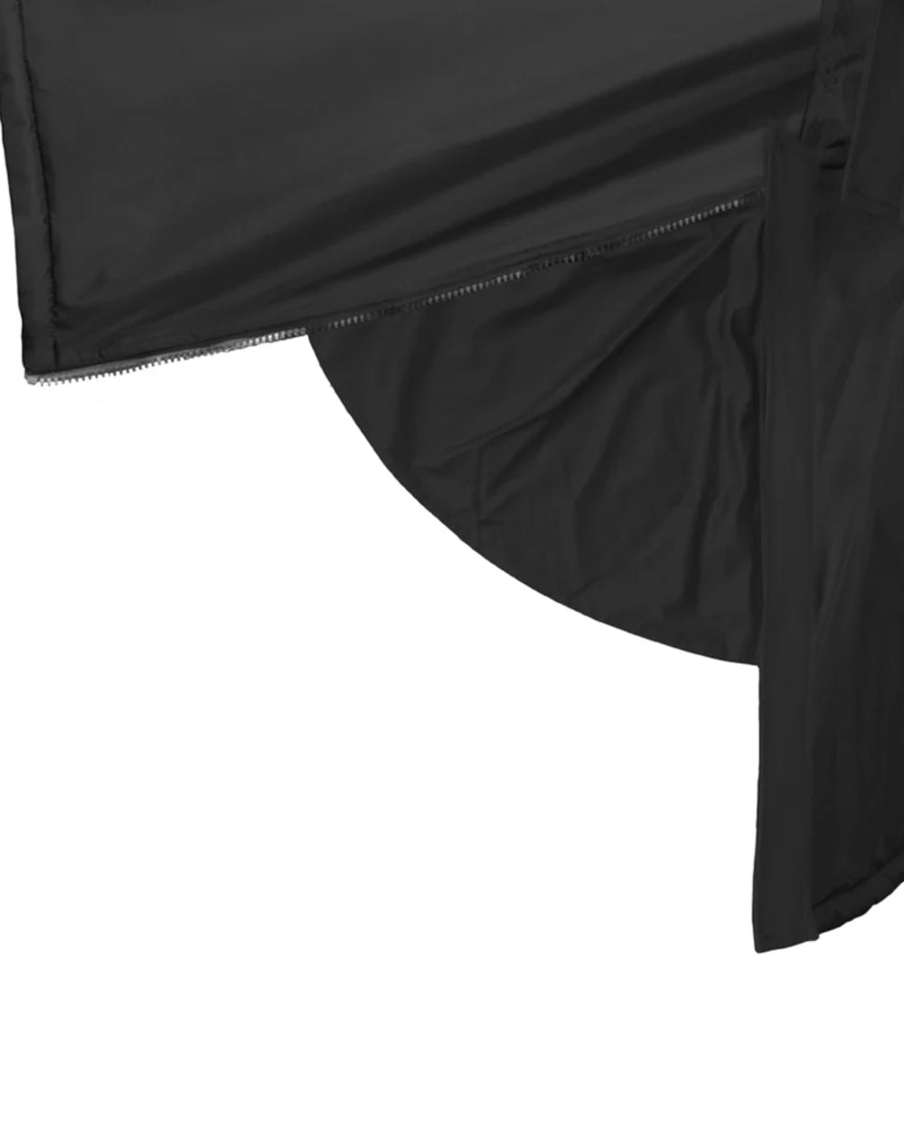 Black coloured Equidry Mens Equimac Evolution Jacket on white background 