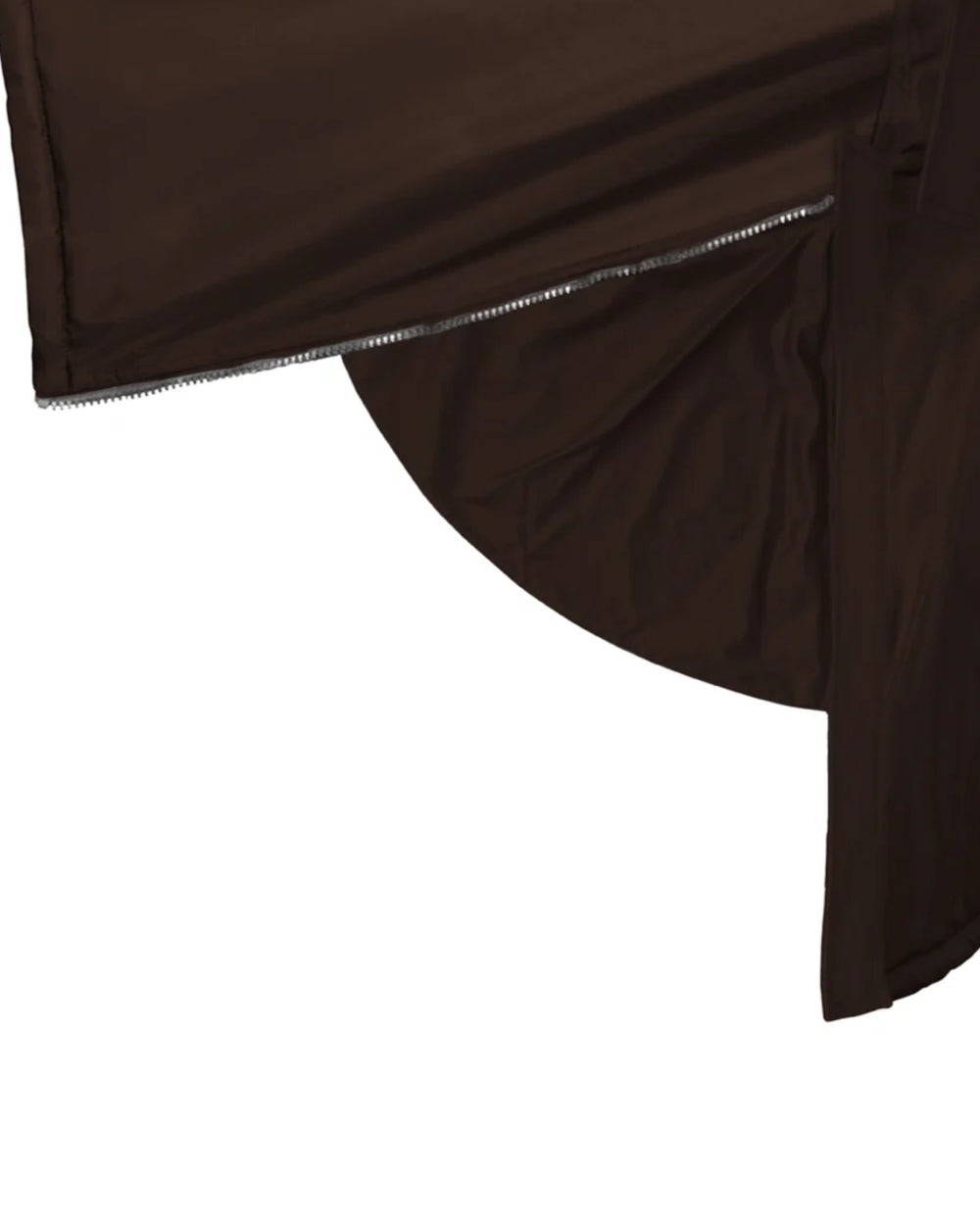 Brown coloured Equidry Mens Equimac Evolution Jacket on white background 