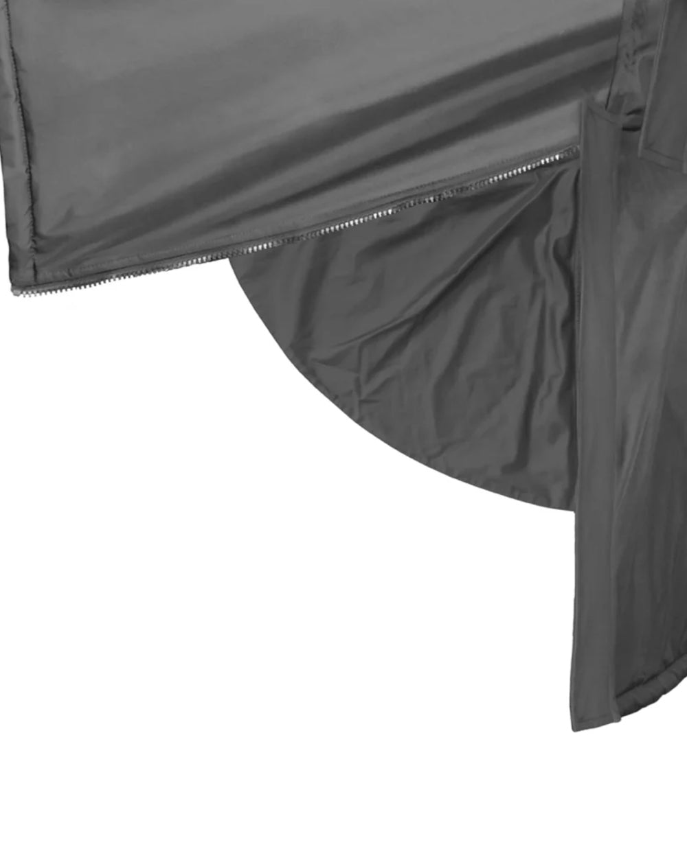 Charcoal coloured Equidry Mens Equimac Evolution Jacket on white background 